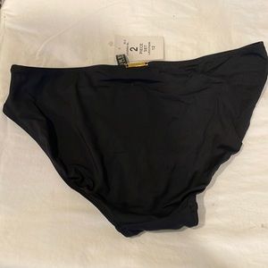 New Ralph Lauren Black Swim Bikini Bottoms Women’s Size 12